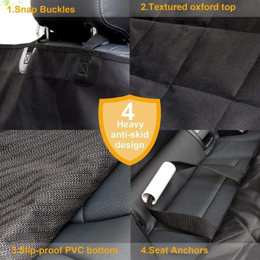 Durable and Machine Washable Pet Seat Covers for Cars Trucks and SUVs