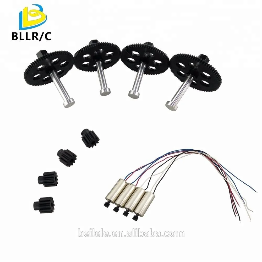 1 комплект, пластиковые зубчатые шестерни BLLRC с шпинделем и мотором и моторными редукторами для VISUO XS809W XS809HW XS809 XS809S, аксессуары для UAV