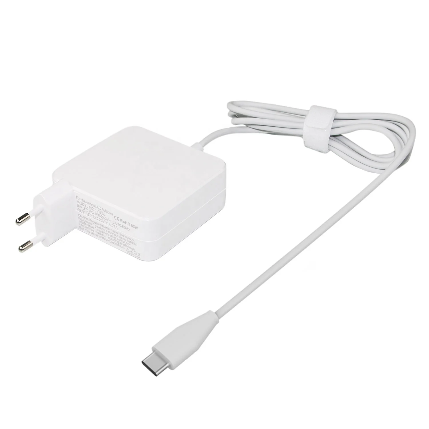 87 Вт Кабель с разъемом типа C USB C USB-C настенный стены из отключаемого элемента питания ноутбук зарядное устройство адаптер для Apple Macbook ноутбука Asus Dell