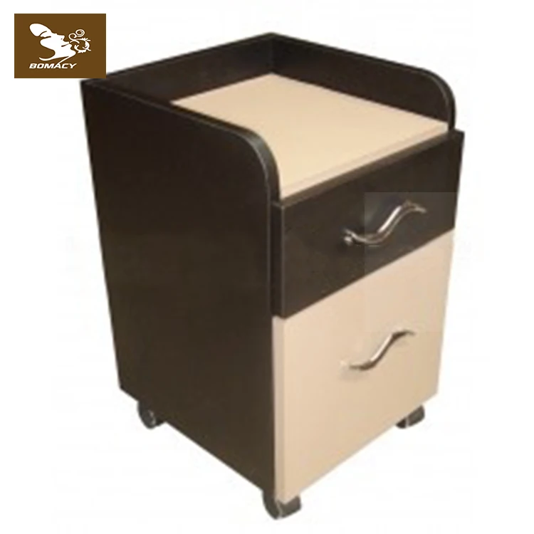 Bomacy Cheap Price Beauty Salon Furniture Pedicure Spa Trolley with two drawers For Sale
