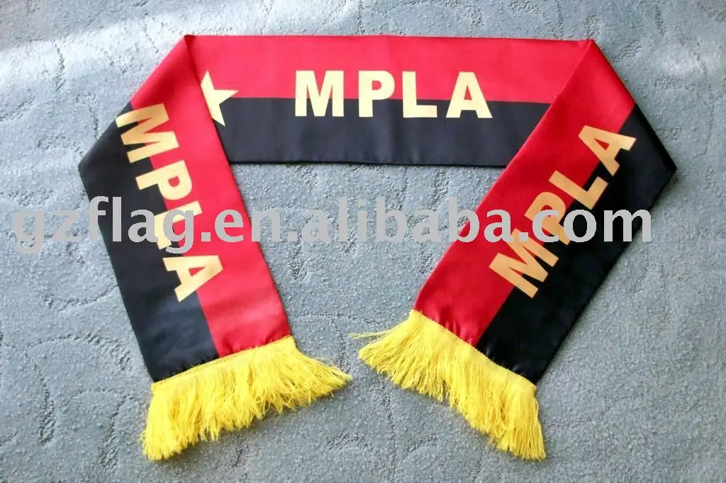 Шелковая лента-шарф для проведения выборов в Анголе