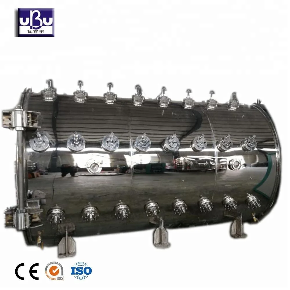 Large stainless steel sheet and pipe vacuum coating machine