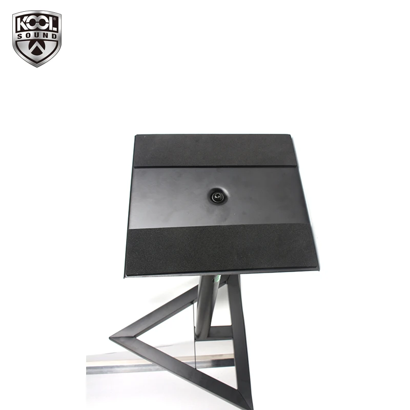 KOOL SOUND metal black speaker adjustable surround professional box monitor-speaker-stand on the stage