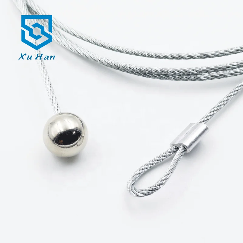 
Factory direct sale, hot sell high quality 2mm Stainless Steel Wire Picture Hanging Kit with Ball terminal 