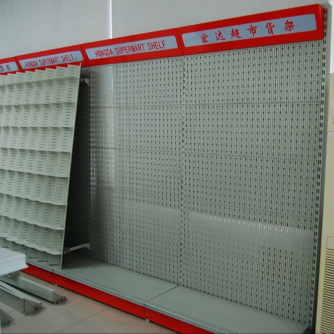 High Density Heavy Duty Metal Shelves New Modern Retail Shelving Rack For Super Market