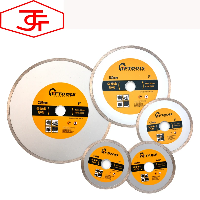 Diamante disco de corte en seco hoja de Sierra para el bloque de ladrillo de piedra