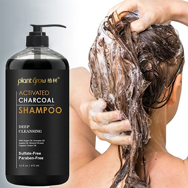 
Private Label Deep Cleaning Organ Oil Shampoo Sulfate Free Paraben Free Activated Charcoal Hair Shampoo 