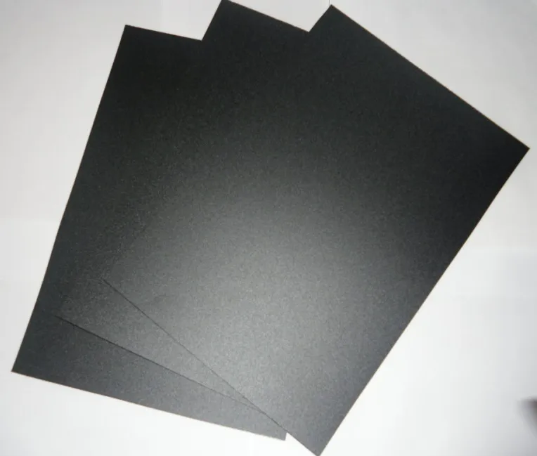 Black flame-retardant grade polycarbonate film for thermal insulation material