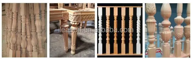 
1000mm Woodworking Copy Lathe Wood Copy Shaper for baseball bat/ stairs/handrails/baluster/legs (MC3030*100) 