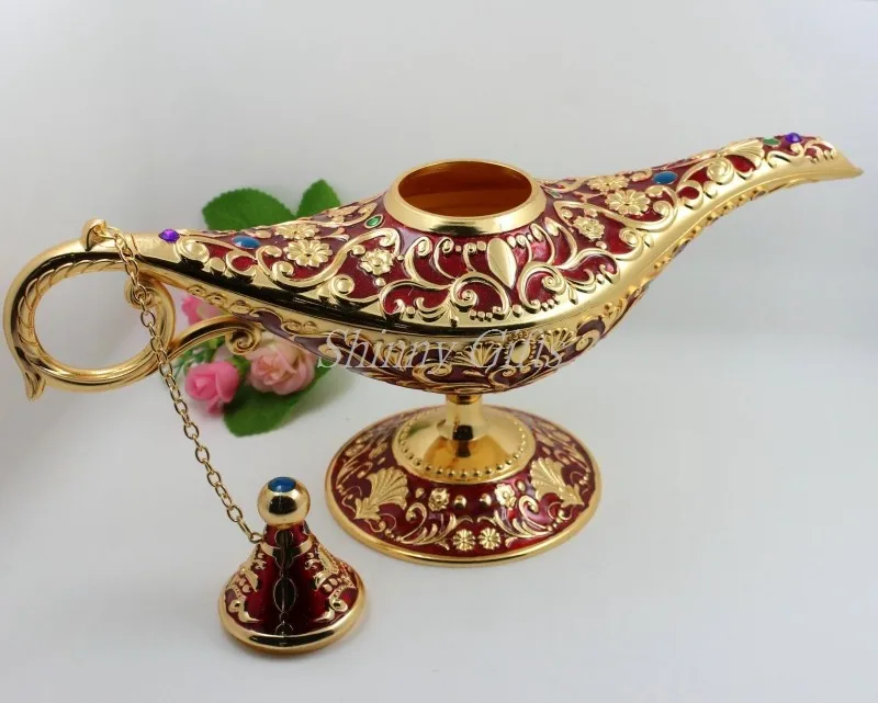 Shinny Gifts Legend Fary Tale Aladdin Magic Lamp Light Pot Wedding Gift