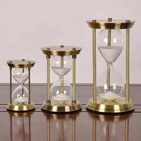 Metal Big 60 Minutes Hourglasses 1 Hour Sand Timer