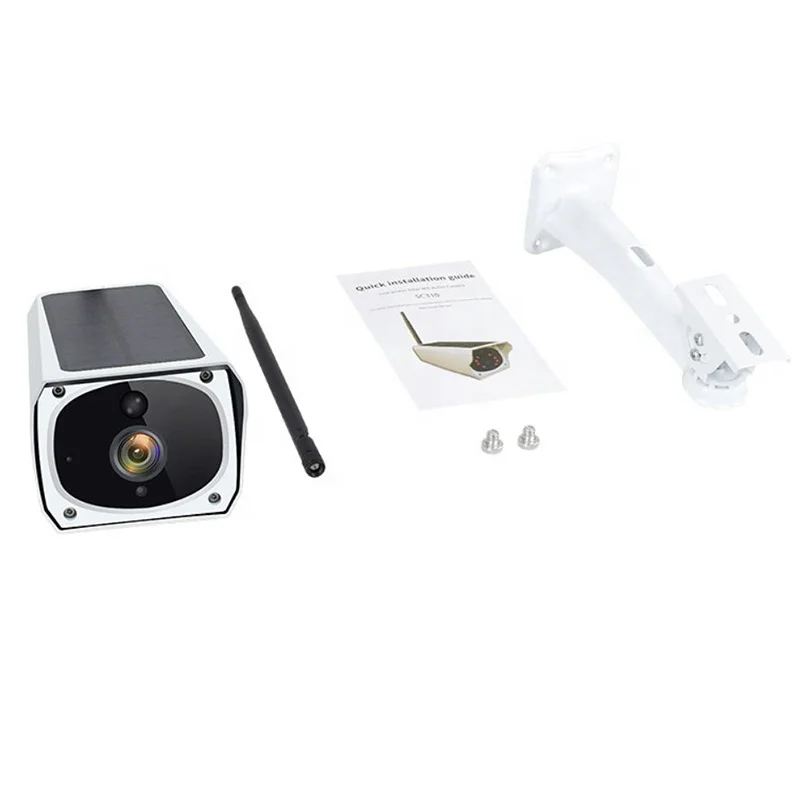 18650 Li-ion Battery Operated WIFI Outdoor Sola Camera Support 4 Users