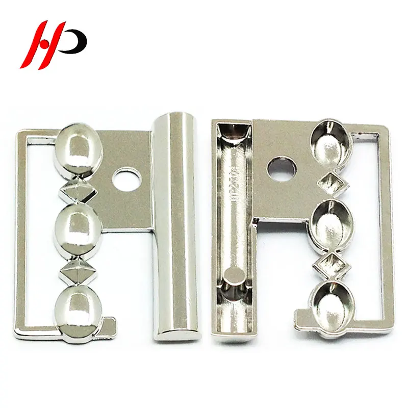 Fujian Shishi supplier nickel free customized 40.5mm gold nickel plate small screws belt buckle for men coat belt