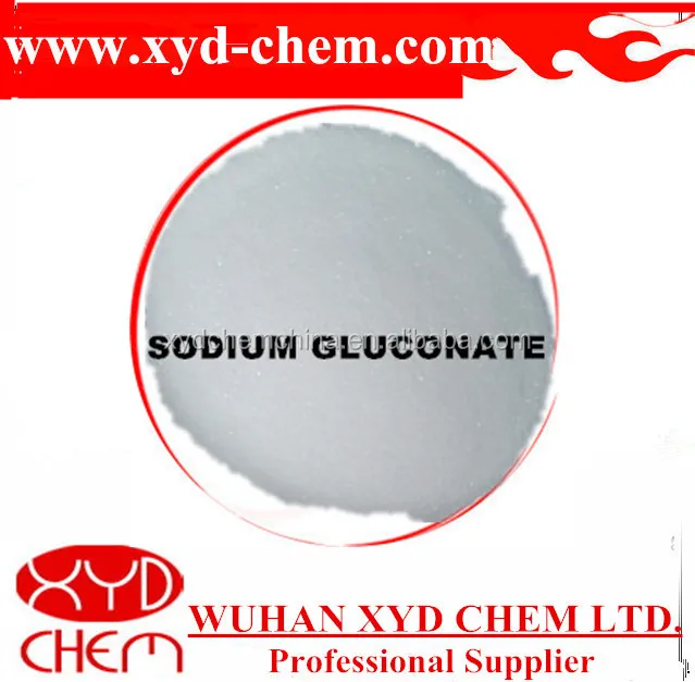 Высокой чистоты 99.9% мин натрия глюконат FCCIV класса
