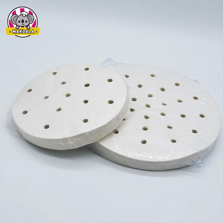 
Double side use quality non stick steam paper with holes 