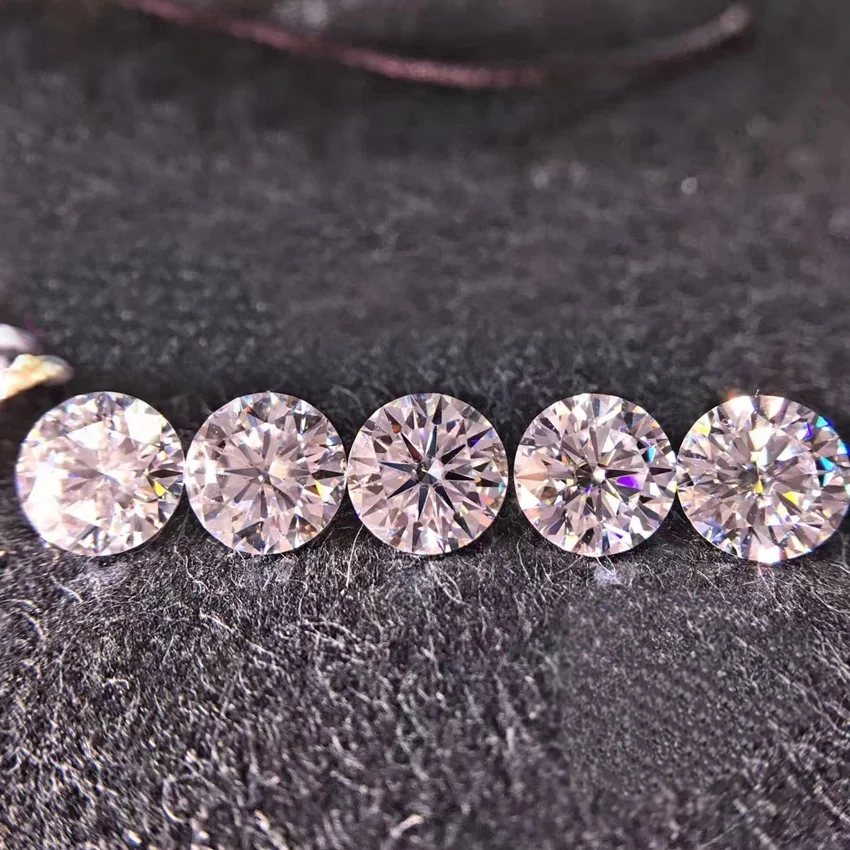 
Wholesale Lab Created Charles Colvard Forever One 8 Hearts And 8 Arrows Colorless Round Brilliant Cut Loose Moissanite Stones 