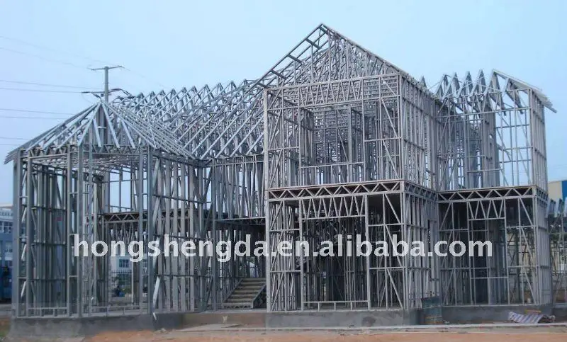 Earthquake-proof Galvanized Steel Frame House