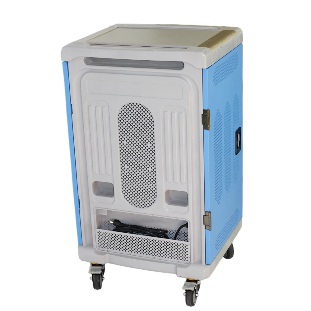  Pochar Y824A Smart Classroom Tablet-charging Cart Chromebook Charging Trolley