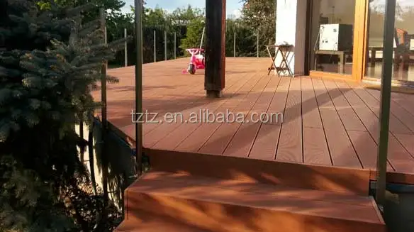 Высококачественный композитный настил из композитного ДПК, водонепроницаемый настил из ДПК, ламинированный настил