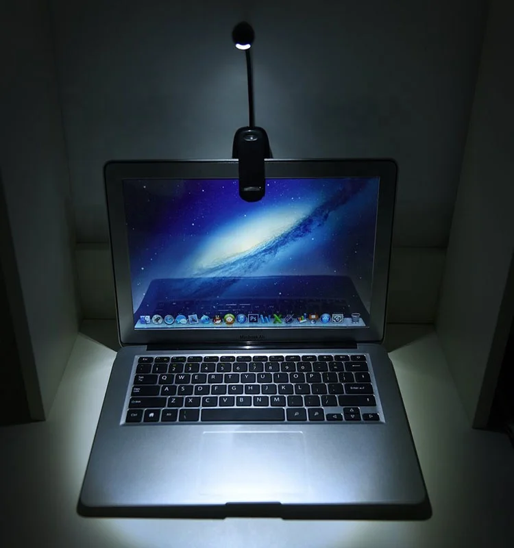 
Factory USB Charging One Arm Reading With Clip-On Bookmark Lamp Portable LED Flexible Book Night Light 