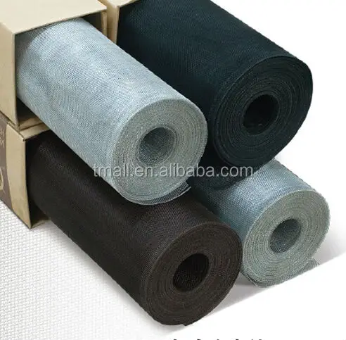 
High quality 18*18 mesh anti mosquito bug insect fiberglass window screen mesh netting roll 