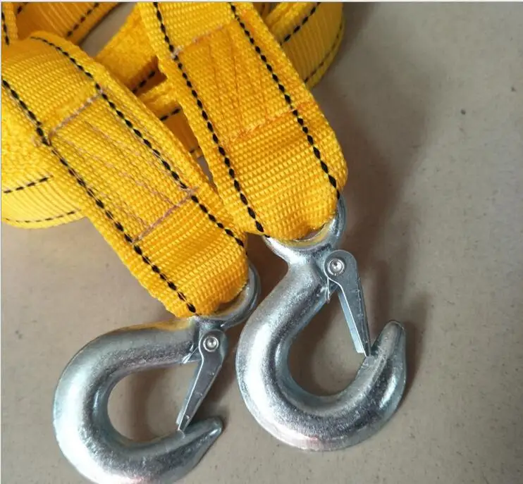 Tow Cable Tow Strap Car Towing Rope With Hooks High Strength Nylon