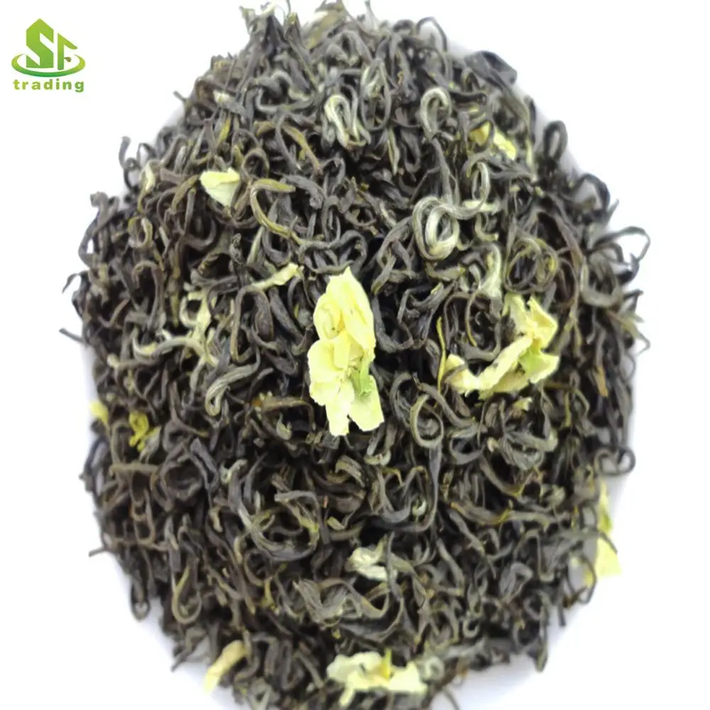 Premium Jasmine Green Tea China green tea aroma with flower bud Jasmine Tea