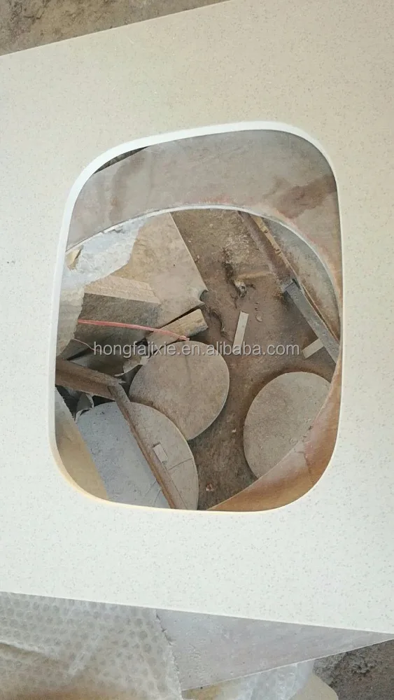 Free samples polished quartz slab / sparkle white quartz countertop with high hardness
