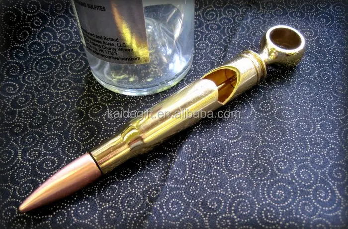 zinc 50 Caliber Corkscrew & bullet Bottle Opener wine opener gift set