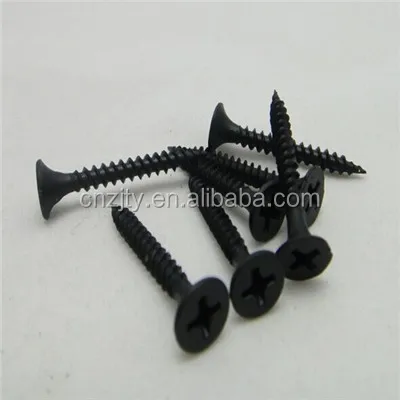 Black phosphating bugle head drywall screws, furniture connecting screws