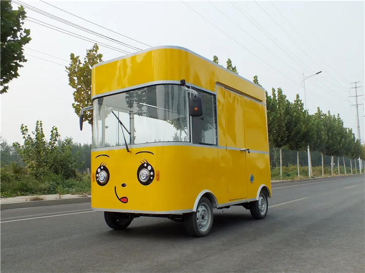 OEM Mobile Electric Snack Vending Truck Fast Outdoor Street Kitchen Food Cart Trailer for Sale Hot Dog