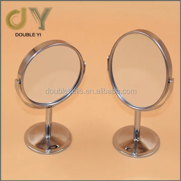 custom/wholesale double side decorative metal cosmetics beauty mirror