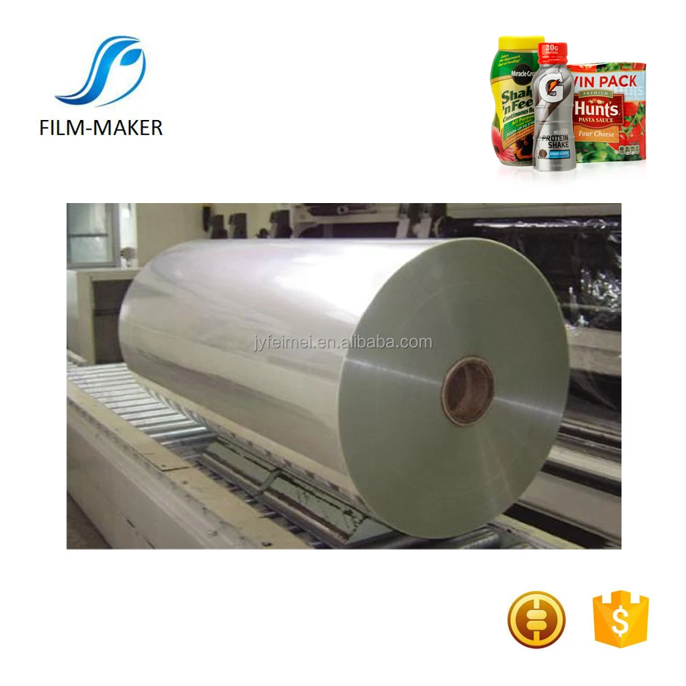 Bottle Shrink Wrap PVC Film For Sleeve Printing Factory In China