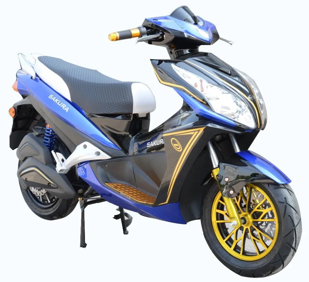 2019 Sakura powerful electric motorcycle for adult 72v1500W Lead-acid Battery electric scooter