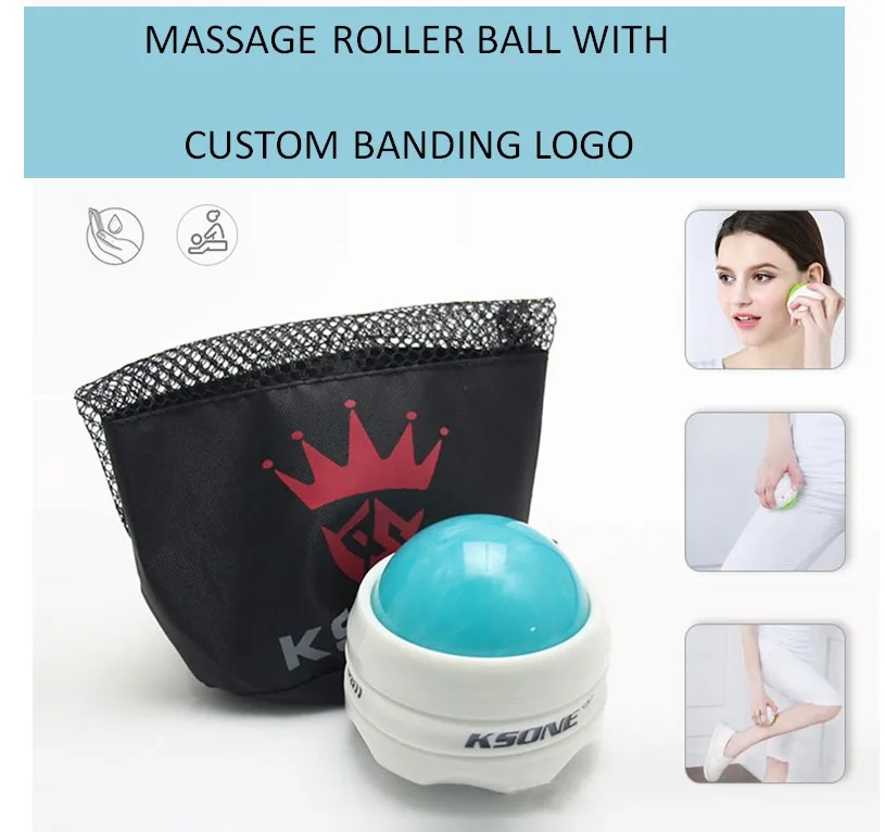 5.4CM Therapy Relaxation Roller Massager Pain Relief Body Secrets Resin Massage Roller Relax Ball