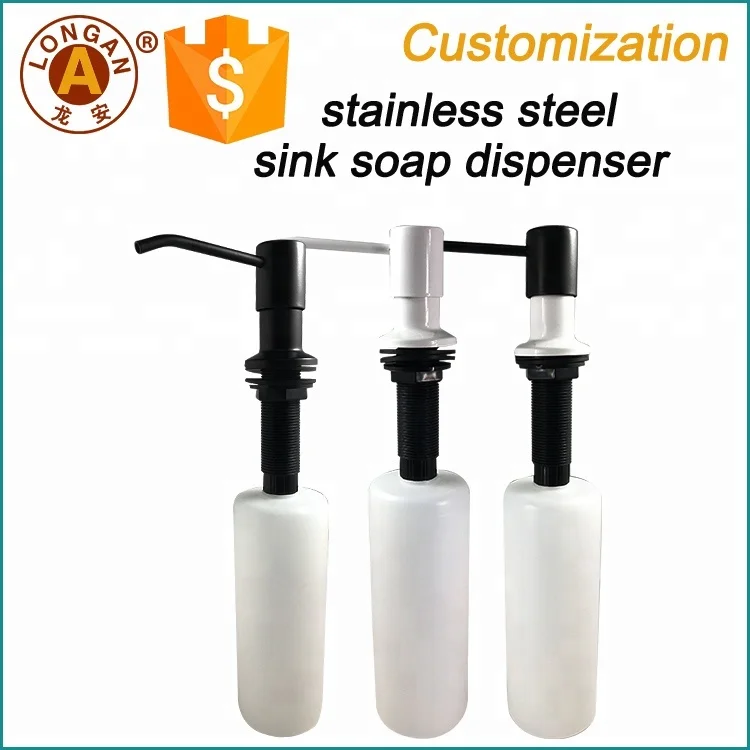 Kitchen Products Foam Lotion Hand Soap Packaging Satin Sink Foam Soap Dispenser Bottle With Metal Pump Factory China