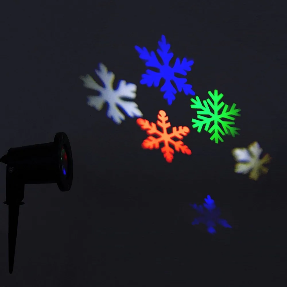 2017 новый снежинка патент год украшение рождественские светодиодный проектор стиль модели led огни