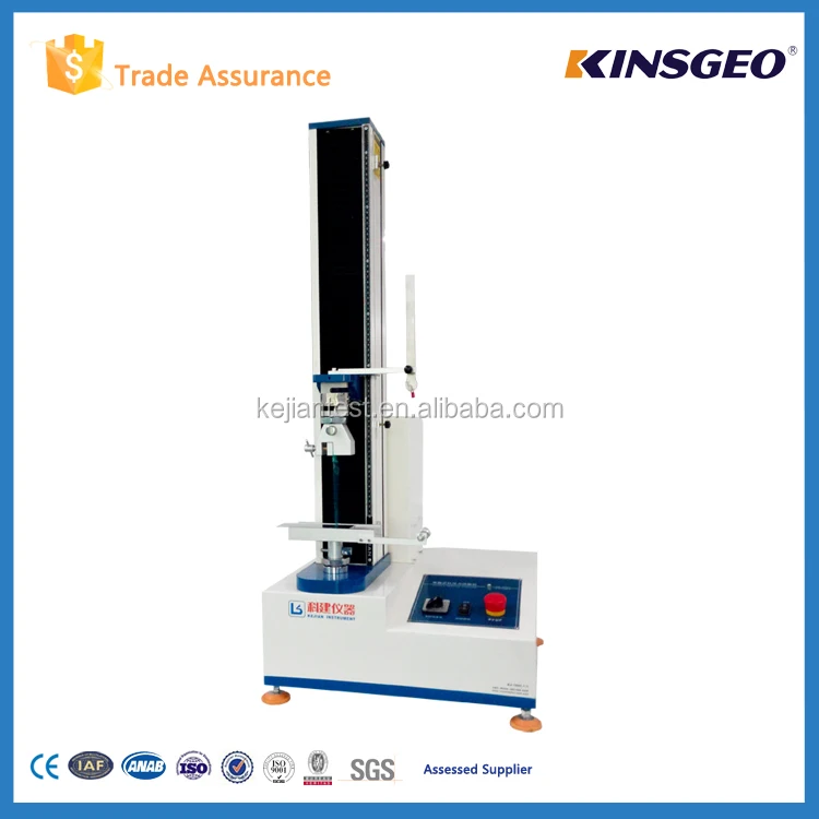 Kj-1065 кожа испытательная машина / материал удлинение тестер / ручной испытания на растяжение