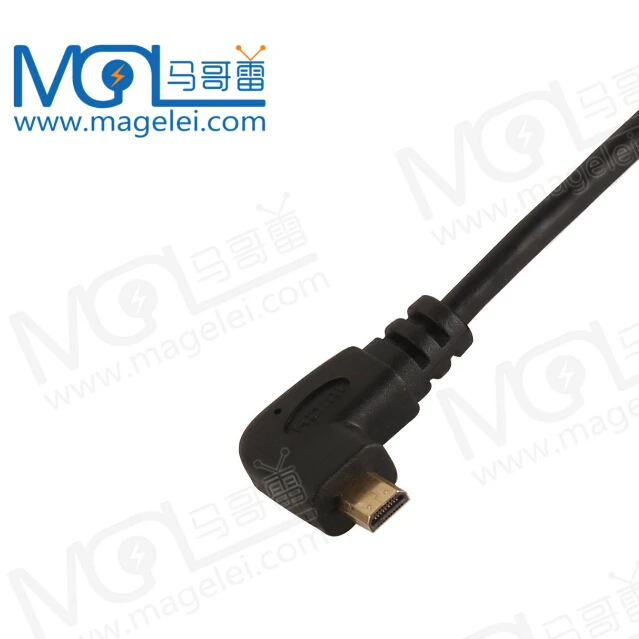 90 degree micro hdmi to micro hdmi av displayport cable adapter
