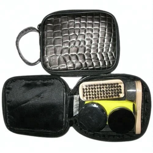 
Shoe Shine Care Valet Box Set - Professional Quality Shoe Polish Kit 