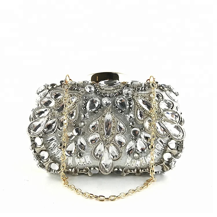 Guangzhou Occi wholesale handmade rhinestone clutch evening bags OC3740