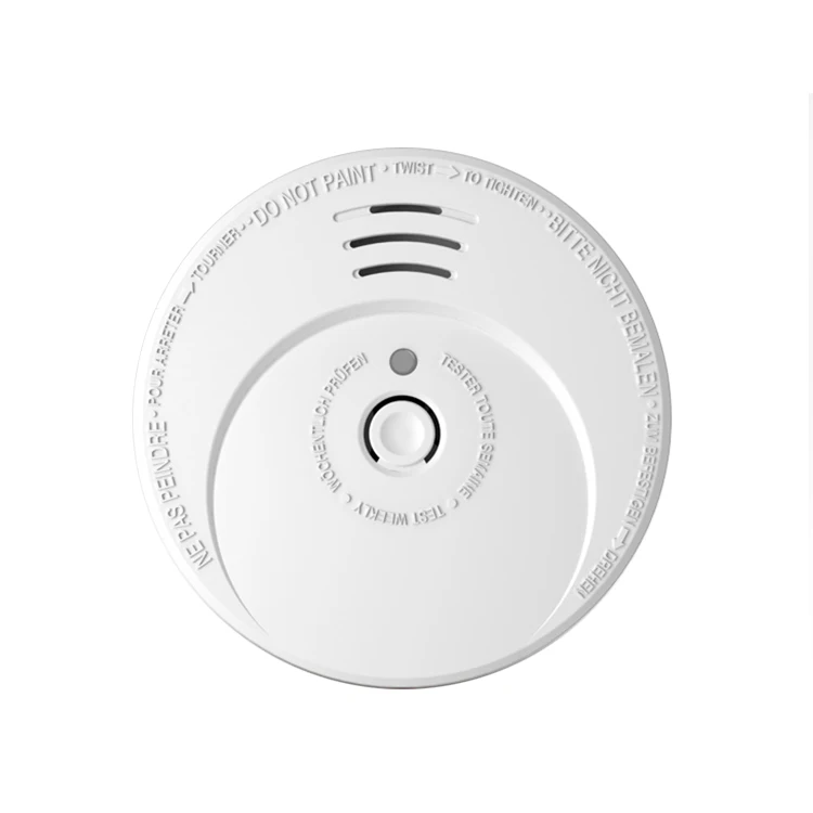 Manufacture TUV NF KRIWAN LPCB BOSEC ACTIVFIRE DC 9V Battery LPCB BOSEC Approval 10 Years ABS Fire Alarm Smoke Detector