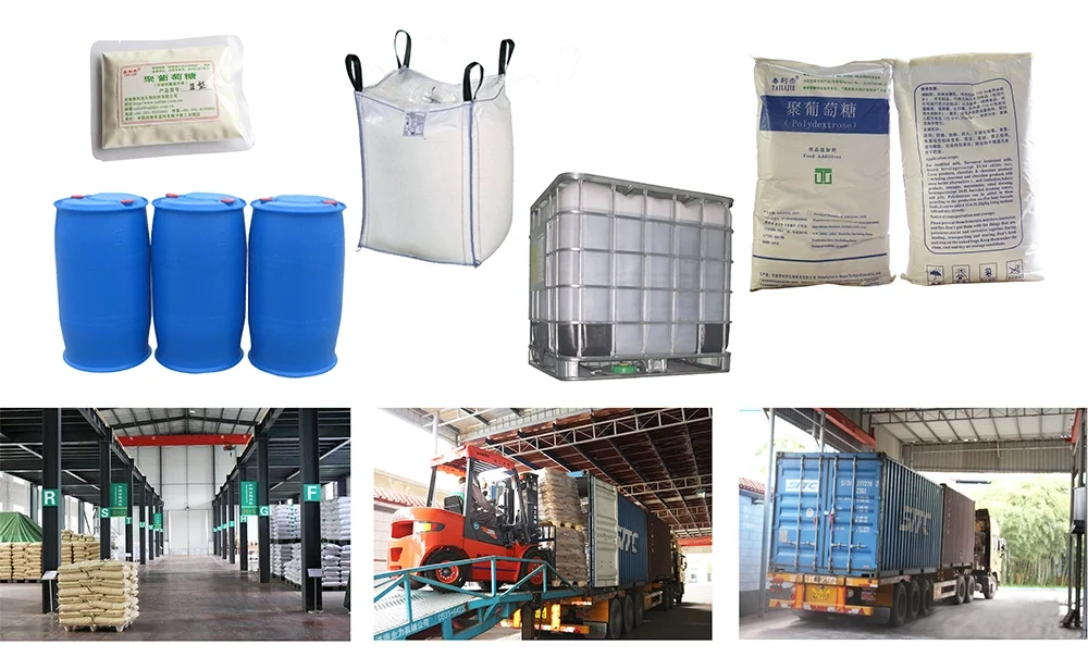 Natural Food Ingredient Sweetener Dietary Fiber Polydextrose for Ice Cream