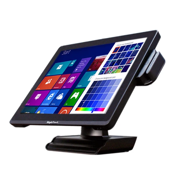 
 15 дюймов емкостный сенсорный экран POS терминал/15 'multi touch/15' водонепроницаемые POS компьютером  