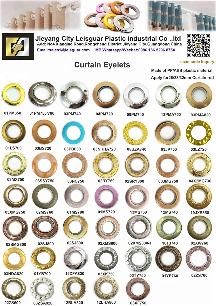 Ring And Accessory Shower Wholesale Grommet Plastic Clip Pole Curtain Eyelet
