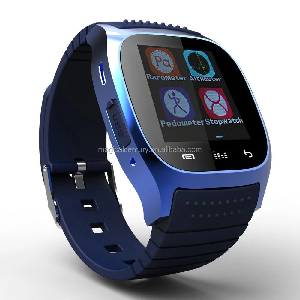 New fashion m26 smart watch for phone , tablet pc support sync