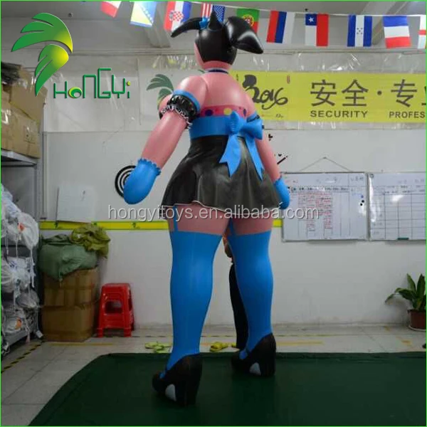 Strong Funny Inflatable Japanese Sex Girl / Hongyi PVC Inflatable Sex Animal SPH Girl Hot