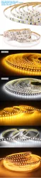 Многоцветный 60LED 120LED 12V 2835 Светодиодные полосы света водонепроницаемый 120 светодиодов на метр компании mlight работающая при напряжении