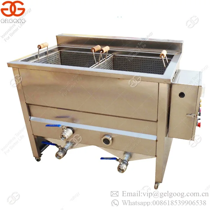 Factory Price Semi Automatic Potato Sticks Frying Fresh Frozen Fresh Fries Production Line Potato Chips Making Machine