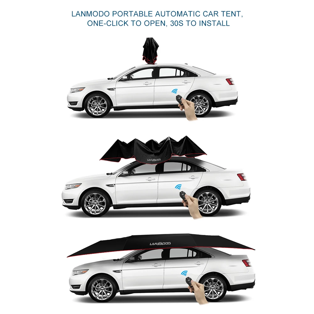 
Newest Lanmodo Car Sunshade Automatic Outdoor Car Tent With UV Protection 